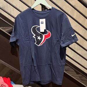 Nike Dark Blue Texans Logo T-Shirt